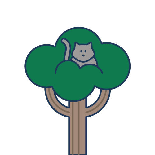 clipart cat in tree - photo #23